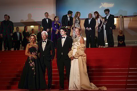 Alejandra Silva, Richard Gere, Homer James Jigme Gere, And Uma Thurman